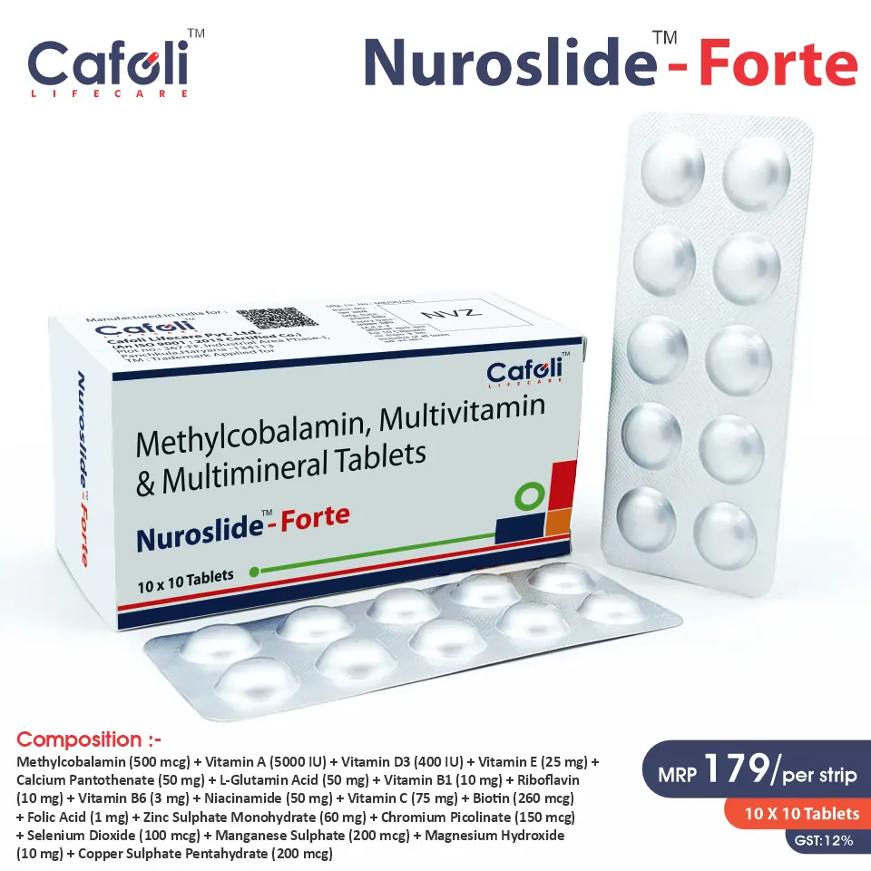 Methylcobalamin, Vitamin A, and other vitamins at the best price in PCD Pharma Franchise for Nutritional Supplement, and Mineral Support.